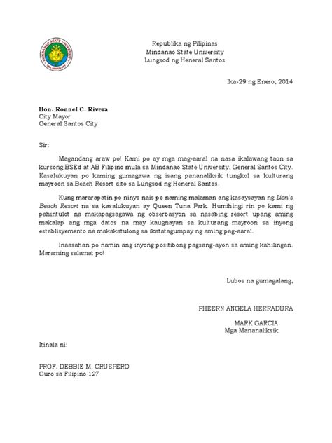 sulat para sa paghingi ng tulong sa mayor|Liham Kahilingan: Kahulugan at Halimbawa .